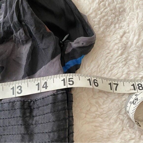 ZARA 100% Silk Cocktail Dress V Neck Sleeveless Women’s Cocktail Dress Mini Smal - Picture 7 of 14